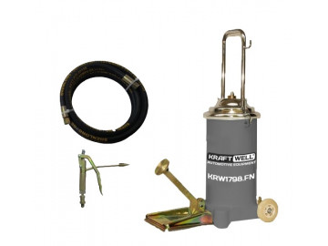 Нагнетатель солидола с ножным приводом 12 л KraftWell KRW1798.FN