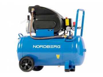 Компрессор поршневой 220В, ресив. 50л, 240л/мин NORDBERG NCE50/240