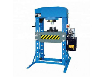 Пресс гидравлический 100т HJ0883, напольный, электропривод 380В ROSSVIK HJ0883