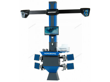 Стенд сход-развала 3D модель четырехкамерный NORDBERG C804_СИНИЙ
