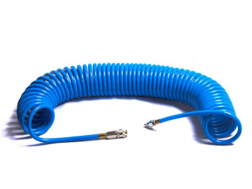 Воздушный шланг спиральный 12/17 мм 15 метров Станкоимпорт HS121715