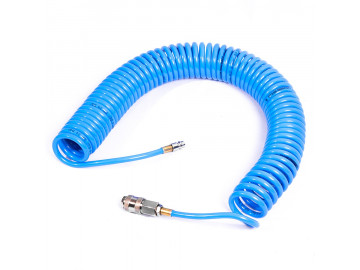 Воздушный шланг спиральный 05/08 мм 10 метров СТАНКОИМПОРТ HS050810