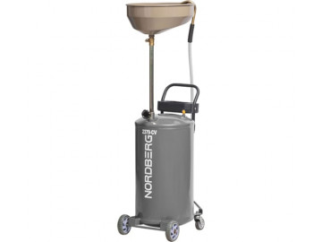 Установка для сбора масла пневматическая, 65 л (серая) NORDBERG 2379-CVG