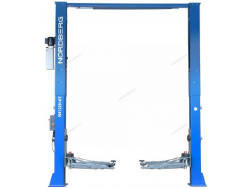 Электрогидравличекий двухстоечный подъемник г/п 6т (синий) NORDBERG N4122HE-6B