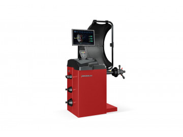 Балансировочный станок ROSSVIK VT-63, 220В (LCD, лазер, эл. линейка, УЗ) RAL3020 КРАСНЫЙ VT-63_3020