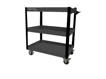 Тележка инструментальная с 3 открытыми полками KRW-T3G KraftWell