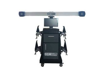 Стенд сход-развал 3D двухкамерный с кабинетом и стальной стойкой KRW3DWA-II KraftWell