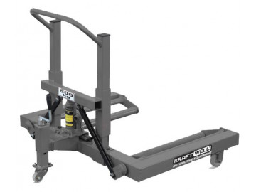 Тележка гидравлическая г/п 500 кг. для снятия колес грузовых автомобилей. KRW-WD5 KraftWell