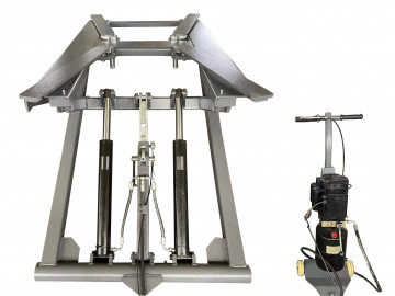 Ножничный подъемник г/п 2700 кг. мобильный KraftWell KRW2.7L/220