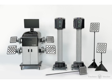 Мобильный стенд сход-развал 3D для грузовых автомобилей ТехноВектор 7 Truck T 7204 HT MC2