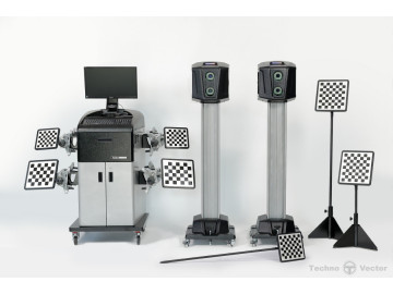 Мобильный стенд сход-развал 3D для грузовых автомобилей ТехноВектор 7 Truck T 7204 HT MC4