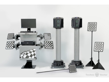 Мобильный стенд сход-развал 3D для грузовых автомобилей ТехноВектор 7 Truck 7204 HT MC4