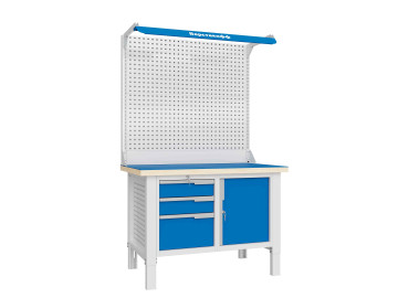 Верстак слесарный CTR 1232.S37.3-2F