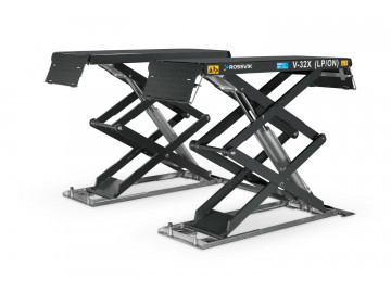 Ножничный подъемник V-32X_LPON НАПОЛЬНЫЙ Г/П 3.2Т, 380В ROSSVIK