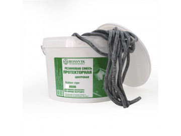 Резиновая смесь шнуровая РСП (для ремонта протектора) 10мм, 5кг, ROSSVIK PCP.10.5.С