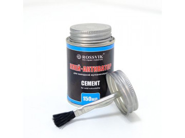 Клей-активатор, 150мл (банка с кистью), ROSSVIK K.015.K.2