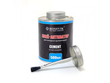 Клей-активатор, 500мл (банка с кистью), ROSSVIK K.05.K.2