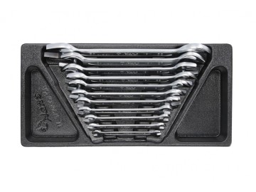 Ложемент ключи рожковые, 11 предметов Hans TT-35