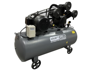 Компрессор поршневой 950 л/мин, 10 бар, 300 л, 380В KraftWell KRW-AC950-300L