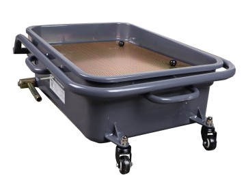 Емкость для сбора отработанного масла, объем 65л, на колесах KraftWell KRW1851