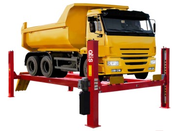 Подъемник четырехстоечный, 18 т., для слесарных работ с грузовым авто, удлиненный A4180H  (PEAK 440E) Atis