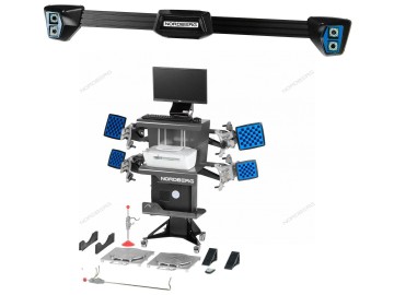 Стенд сход-развал 3D четырехкамерный настенный C804-C_серый Nordberg