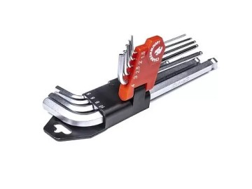 Набор угловых ключей шестигранных, 9 шт. СТАНКОИМПОРТ cs-11.11.09