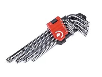 Набор угловых ключей torx, 9 шт. СТАНКОИМПОРТ cs-11.11.10