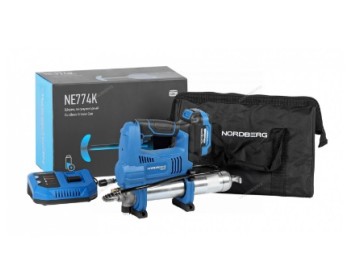 Шприц аккумуляторный для густой смазки, 420 мл nordberg ne774k