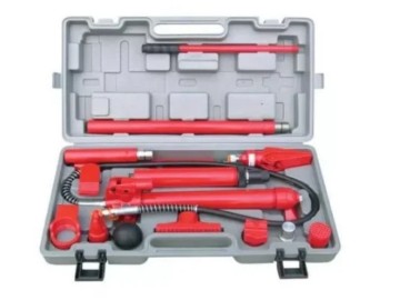 Растяжка гидравлическая (набор для кузовного ремонта) 10 т lt-j1010c в пластиковом кейсе tor 1009725