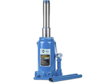 Домкрат гидравлический телескопический дгт-10 г/п 10 т (2 уровня) tor 105105