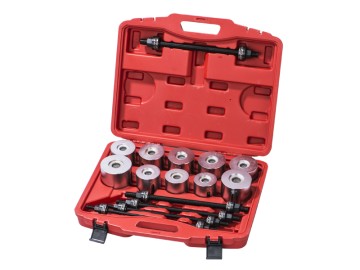 Набор для монтажа и демонтажа подшипников и сайлентблоков, 27 предметов rossvik st028