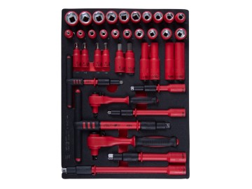 Набор торцевых диэлектрических головок с принадлежностями 1/4