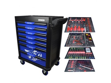 Инструментальная тележка с инструментом Great Wolf GW-7ST1 Blue