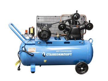 Компрессор поршневой 220 В реcивер 100 л 445л/мин СТАНКОИМПОРТ ACH44513