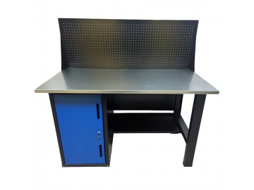 Верстак инструментальный, тумба с дверью, экран, 1400x700 Great Wolf GWT-V1400TL1