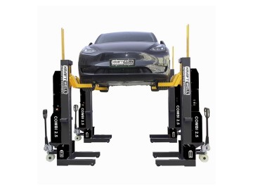 Колонны подкатные г/п 4х2,5 т. электрогидравлические беспроводные KraftWell KRW2.5H арт. COMBI2.5