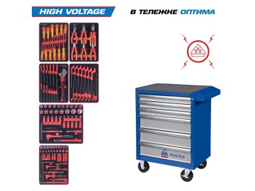 Набор инструментов 117 предметов, 
