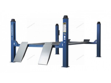 Подъемник четырехстоечный 4.5 т, без траверсы, 380 В, синий Nordberg 4445J_MB