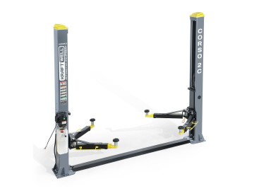 Электрогидравлический двухстоечный подъемник г/п 4 т. KraftWell арт. CORSO 2C/220